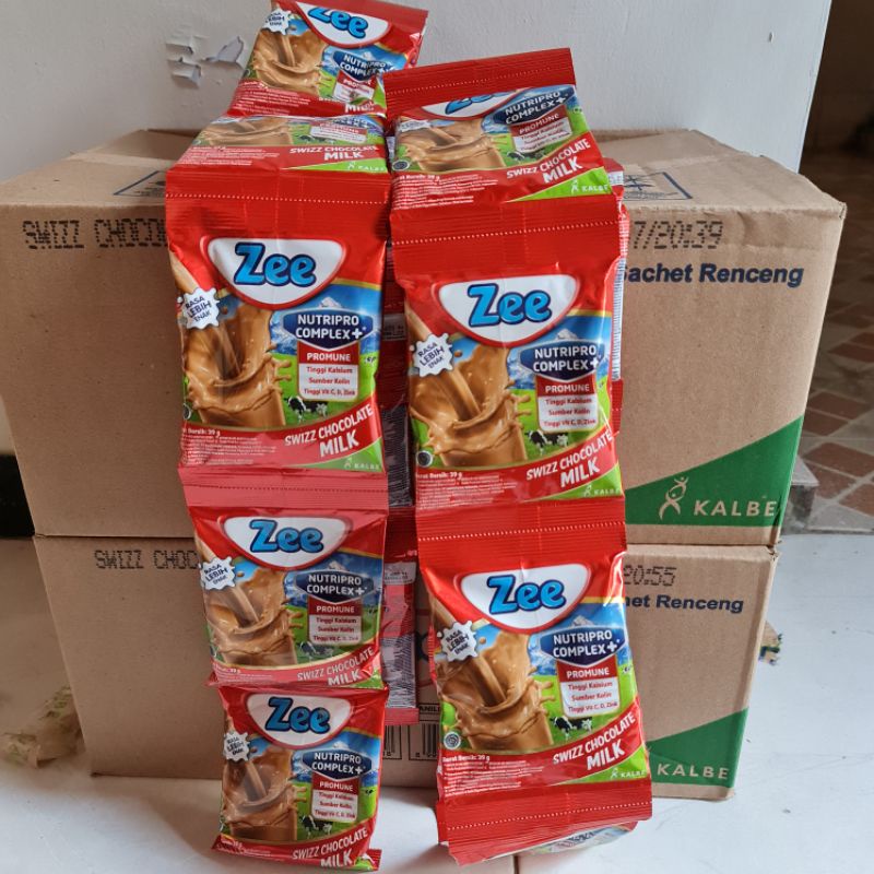 Jual Susu Zee Sachet Renceng 10 x 40gr | Shopee Indonesia