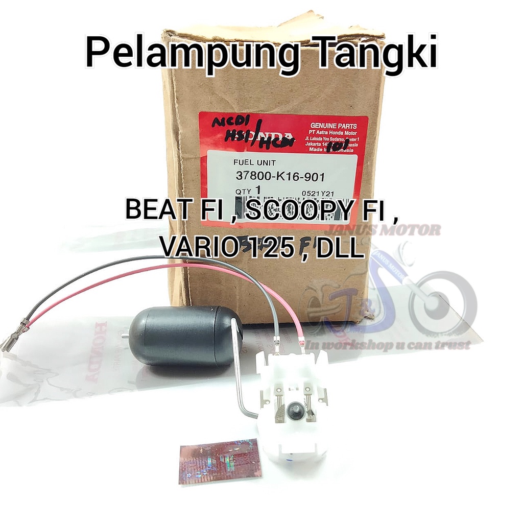 Jual PELAMPUNG BENSIN BEAT FI K16 , SCOOPY FI SPACY FI ASLI ORI AHM ...