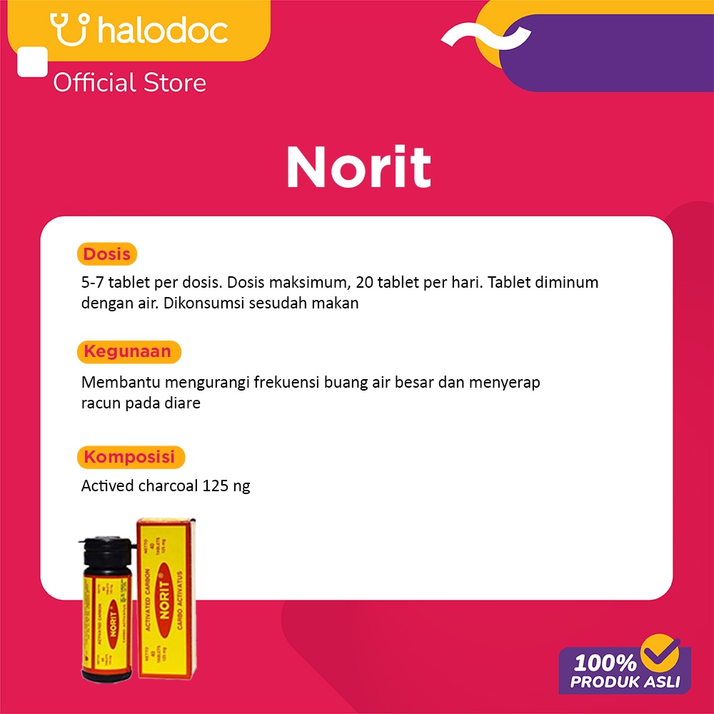 Jual Norit 40 Tablet | Shopee Indonesia