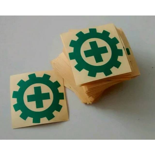 Jual k3 logo stiker helm cutting K3 safety sticker acsessories helmet ...