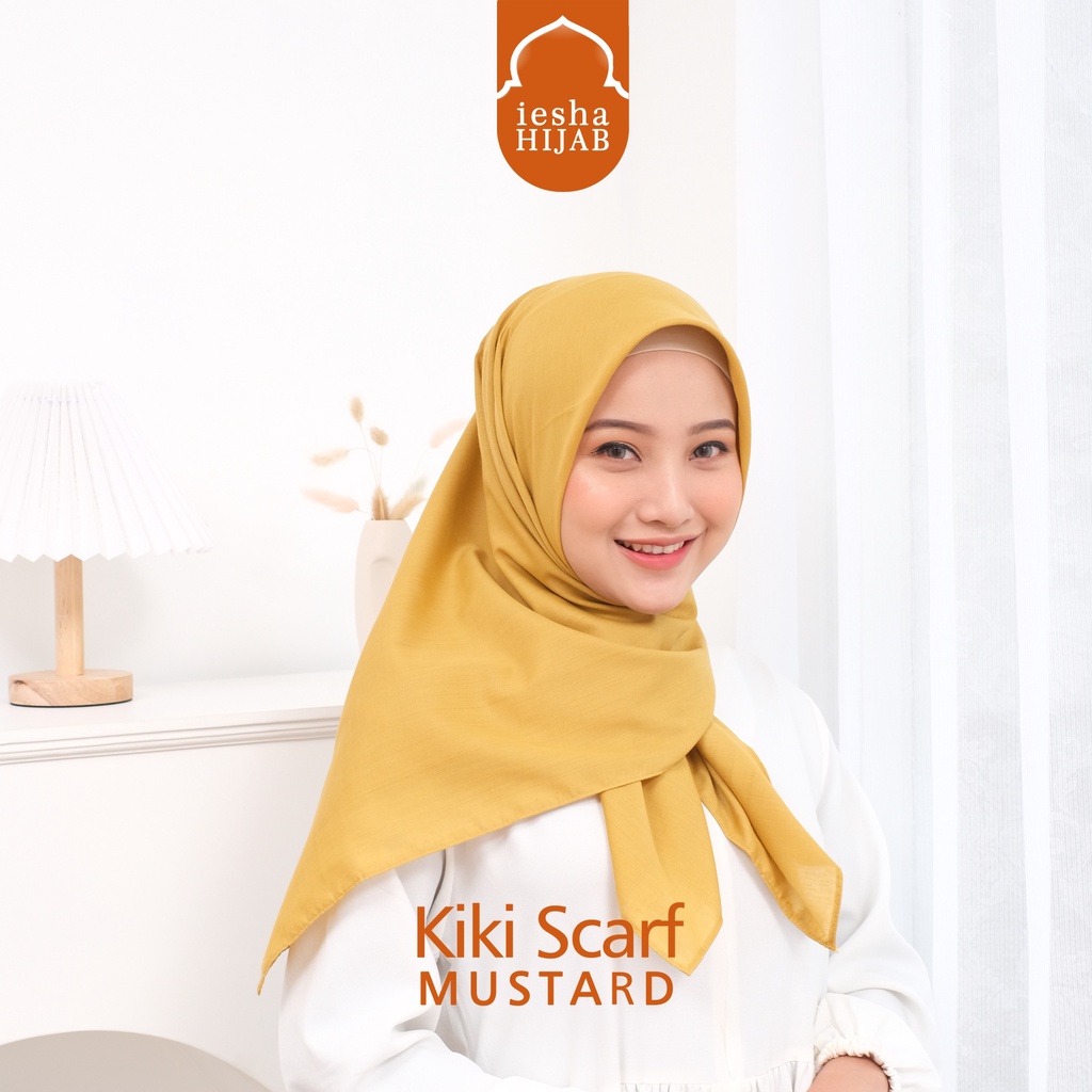 Jual Jilbab Segiempat Mustard Hijab Mustard Jilbab Segi Empat Kuning