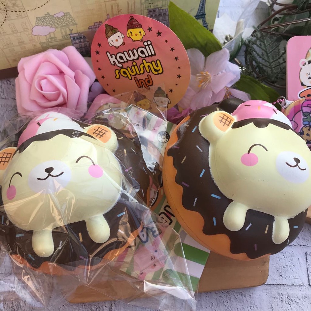 Jual SQUISHY LICENSED Jumbo Yummiibear Donut SUPER GOOD QUALITY 100%