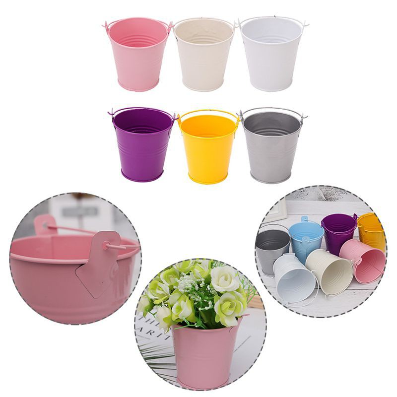 Jual ARIANI1318 POT KALENG EMBER SHABBY LUCU PALING MURAH | Shopee ...