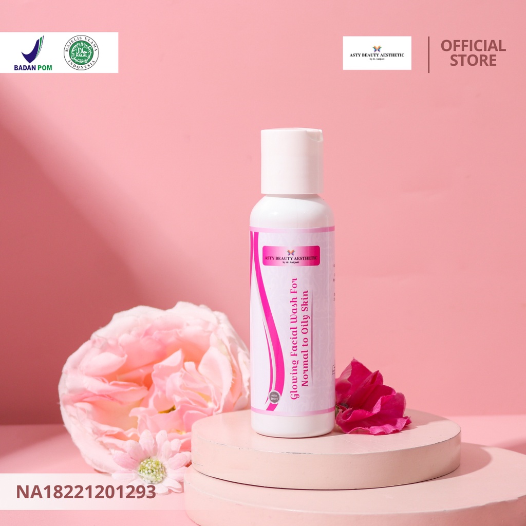 Jual ASTY BEAUTY AESTHETIC Glowing Facial Wash for Normal to Oily Skin (NEW) Shopee Indonesia