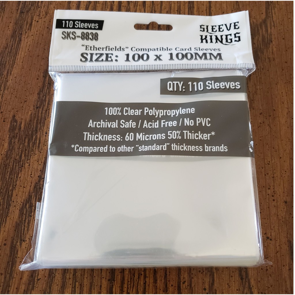 Jual Sleeve Kings "Etherfields" Card Sleeves 100x100 mm 110 Pack