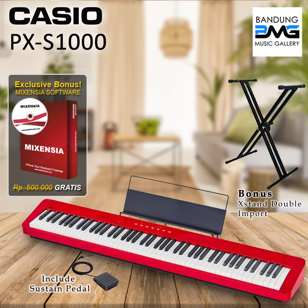 Jual Casio Privia PX S1000 Ultra Slim Digital Piano PXS 1000