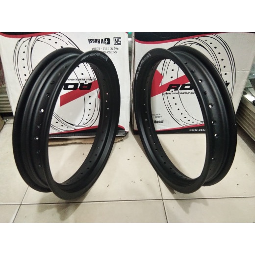 Jual Velg Set Merek Rossi Sprint Xd Lebar Ring Warna Hitam Shopee Indonesia