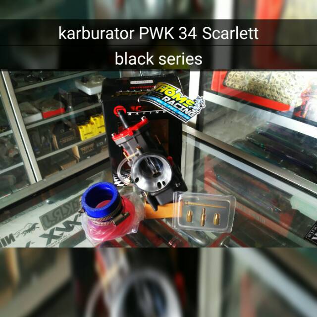 Jual Karburator PWK 34 Scarlett Black Series Shopee Indonesia