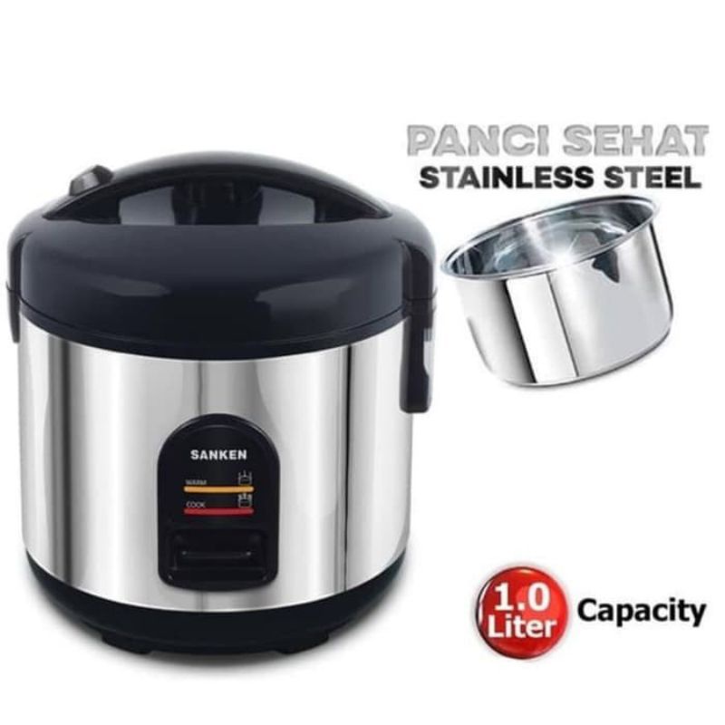 Jual Sanken Rice Cooker 1 Liter SJ130H Shopee Indonesia