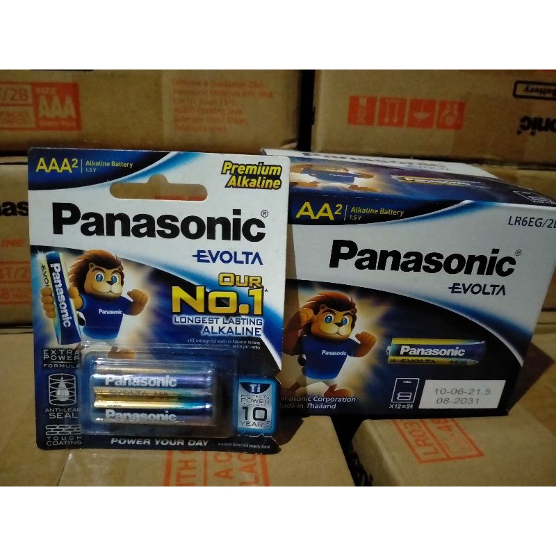 Jual Baterai Panasonic Evolta Aa Aaa V Isi Pcs Shopee Indonesia