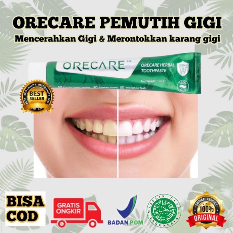 Jual PASTA GIGI HERBAL ORECARE HERBAL TOOTHPASTE ORIGINAL Shopee
