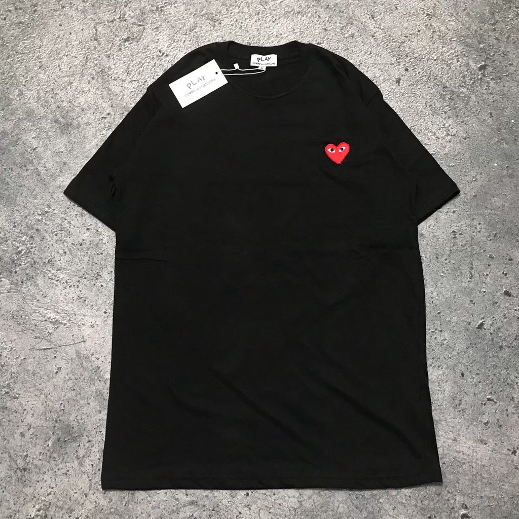 Jual KAOS PLAY CDG PLAY COMME DES GARCONS BORDIR T SHIRT PLAYCDG Shopee Indonesia