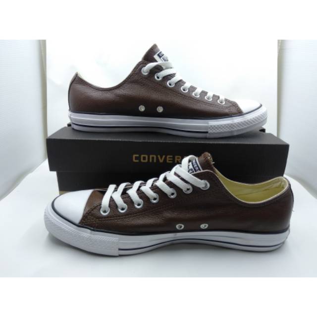 Sepatu Converse Original Kulit Coklat