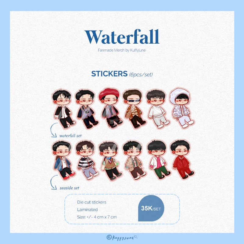 Jual Hanbin Sticker SET (Waterfall & Seaside) | Shopee Indonesia
