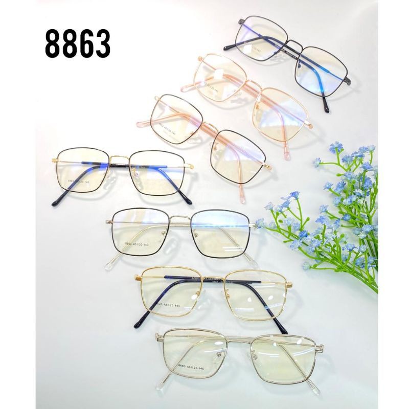 Jual frame ( Muka Kecil ) kacamata photocromic 8863 | Kacamata minus ...
