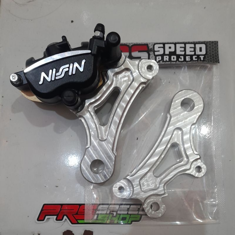 Jual Braket Kaliper Belakang Ninja R Ss Untuk Kaliper Nissin Samurai 2p ...