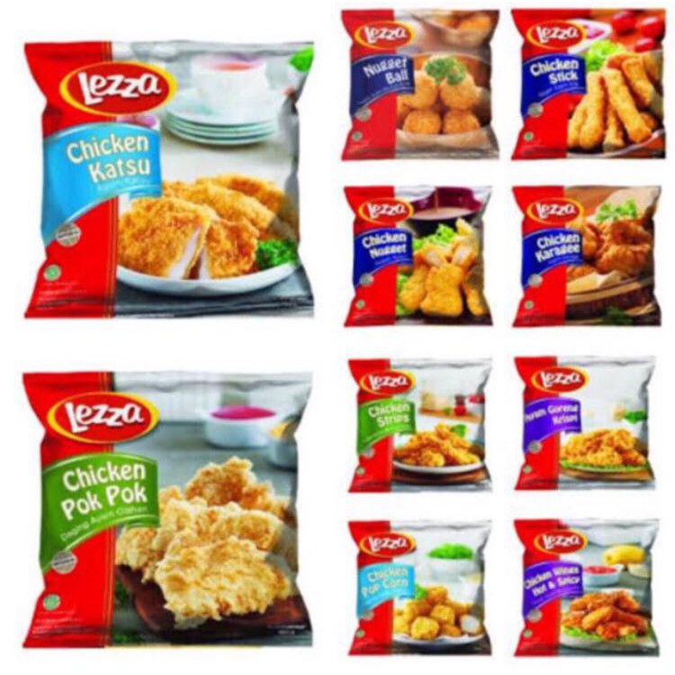 Jual Lezza Chicken Nugget Naget Karaage Wings Spicy Pok Pok Katsu Strips Jamur Crispy