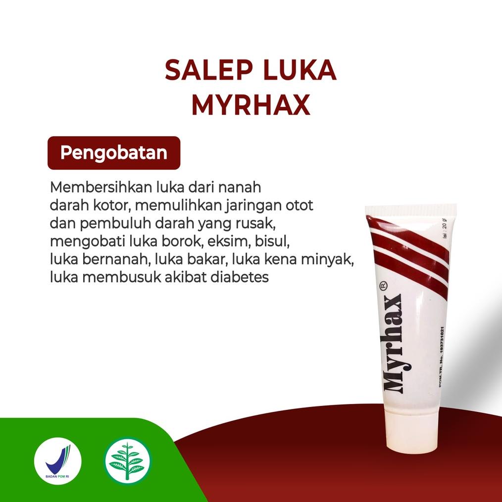 Jual Myrhax 20 Gr Salep Eksim Luka Bakar Luka Bernanah Luka Diabetes