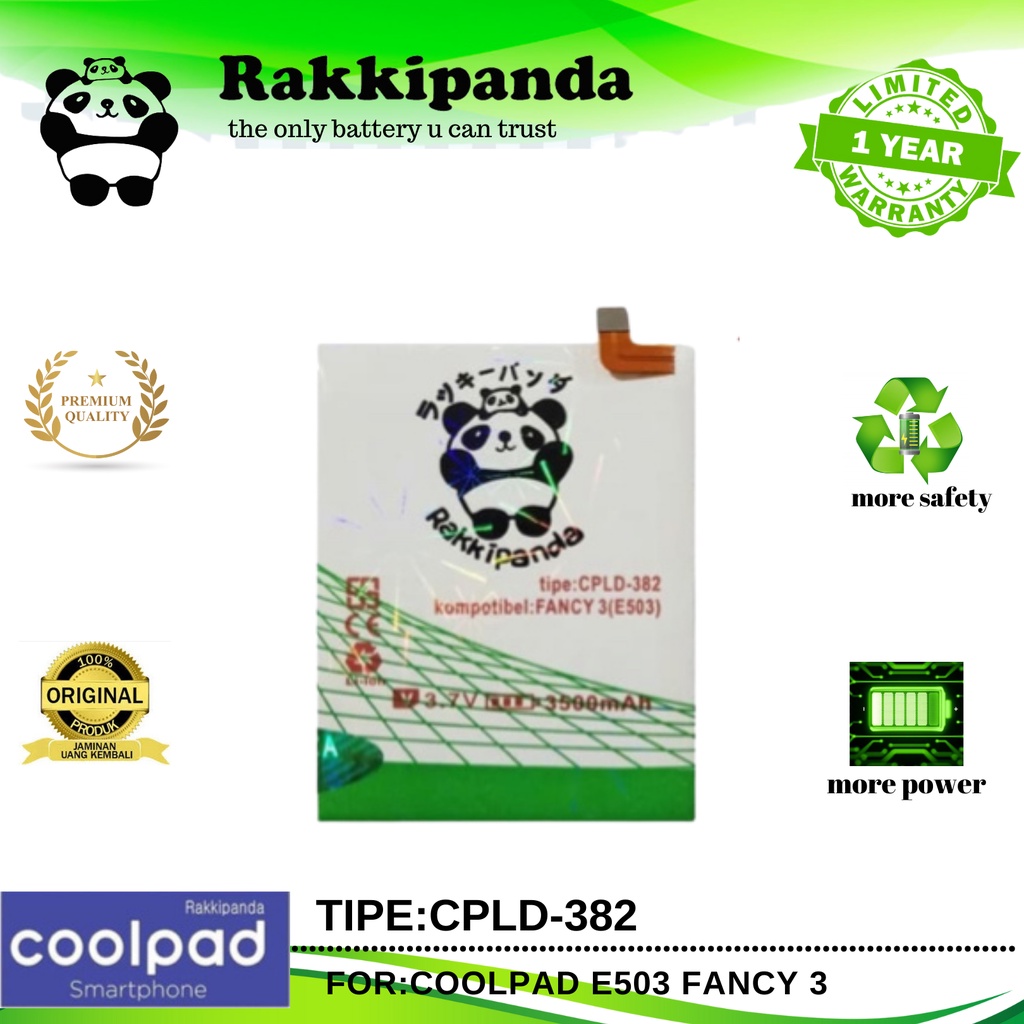 Jual RakkiPanda - CPLD-382 Coolpad Fancy 3 E503 Batre Batrai Baterai ...