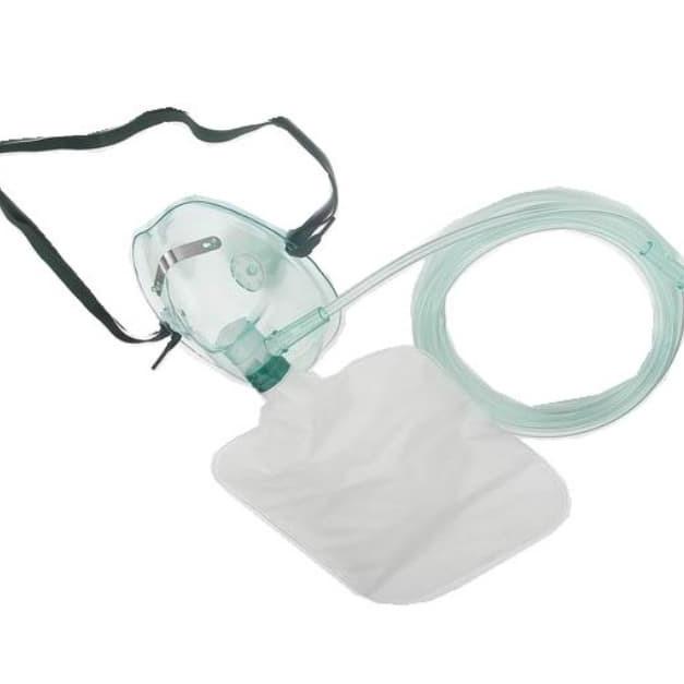Jual Rebreathing Mask Dewasa/ Rm Dewasa/ Masker Oksigen Flow Tinggi ...