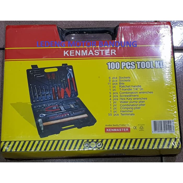 Jual Tool Kit 100pc Home Set Kunci Alat Perkakas Tukang ToolKit Box ...