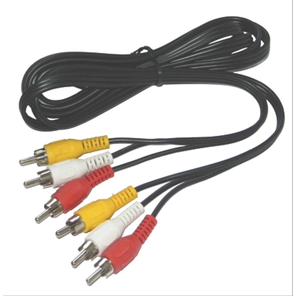 Jual KABEL RCA TO RCA 3 3 Panjang 1,2m dan 1,5m KABEL AV VIDEO | Shopee ...