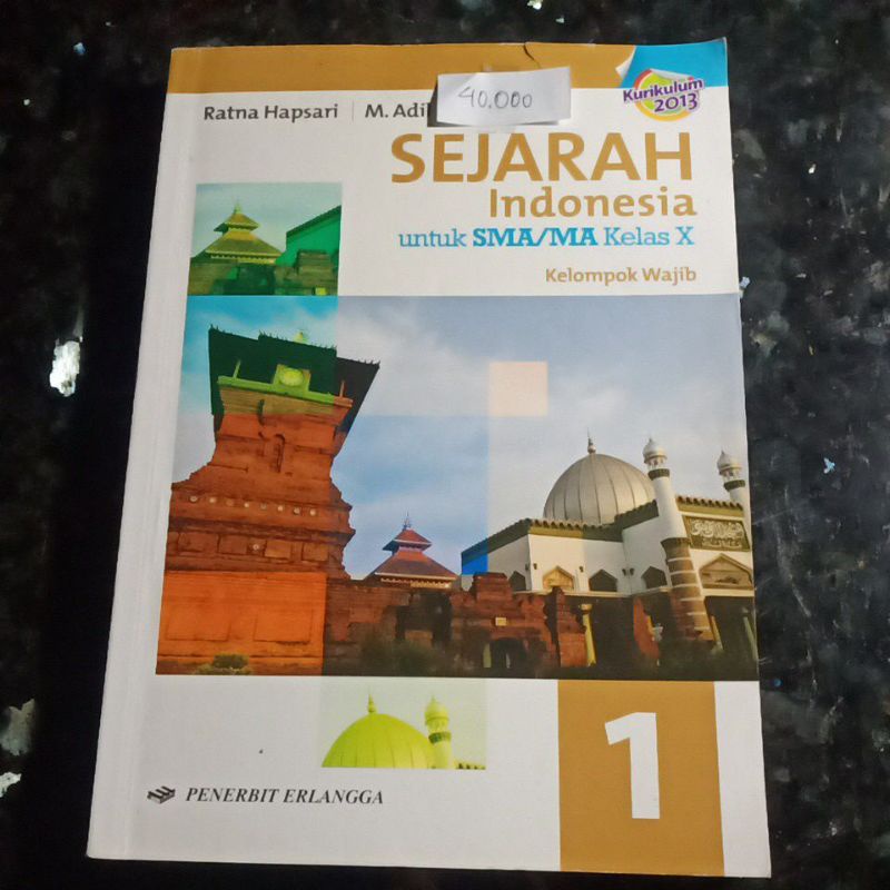 Jual Buku Sejarah Indonesia Kelas 10, X, Sma, Penerbit Erlangga, Ratna ...