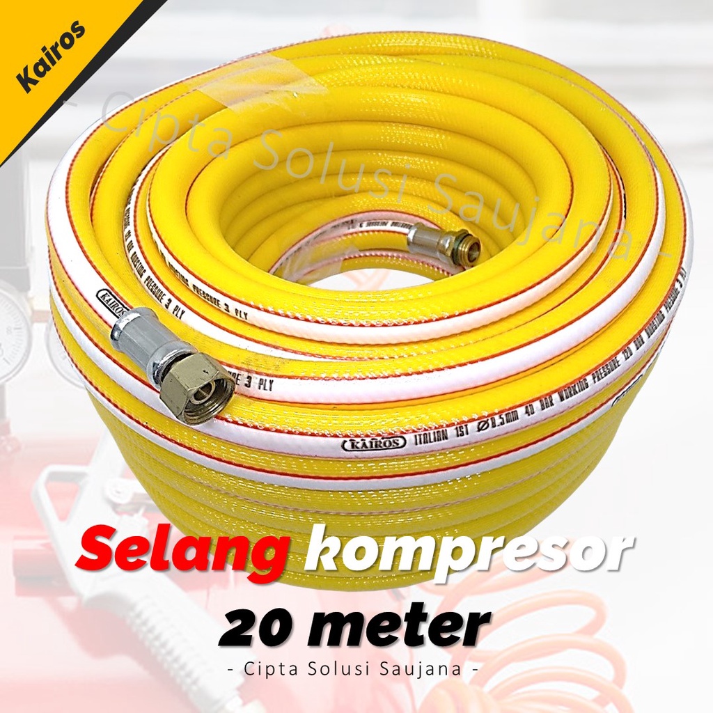 Jual Kairos Selang Angin Kompresor Tekanan Tinggi 20 M High Pressure Power Sprayer Air Hose