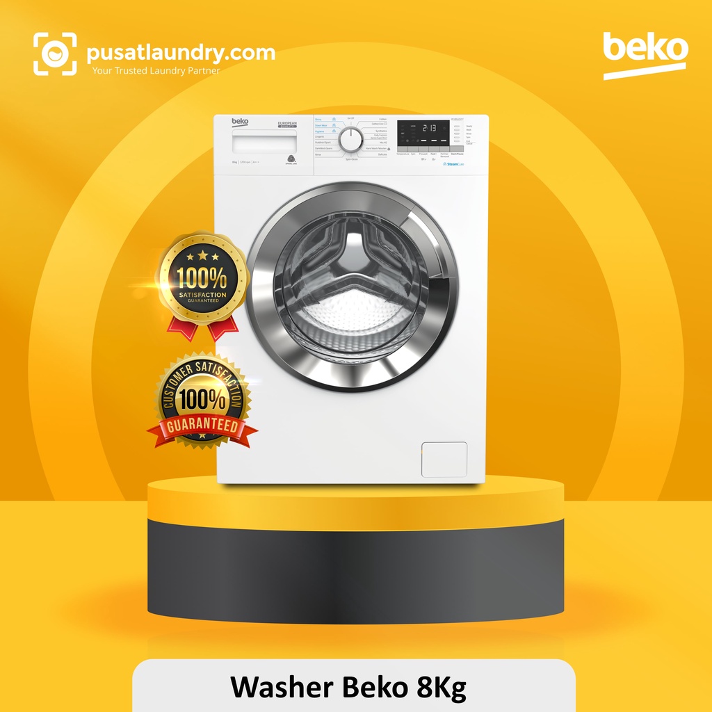 Jual Mesin Cuci Beko 8 Kg Front Loading Washer Beko 8kg Pintu Depan ...