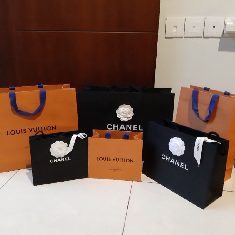 Jual ORIGINAL 100% Chanel Paper Bag Paperbag | Shopee Indonesia