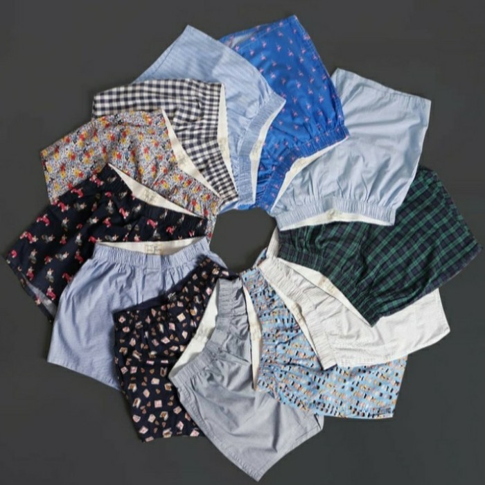 Jual Xerboxer- Boxer Original J-Crew/I-Crew (Isi 3 Pcs) Motif Random ...