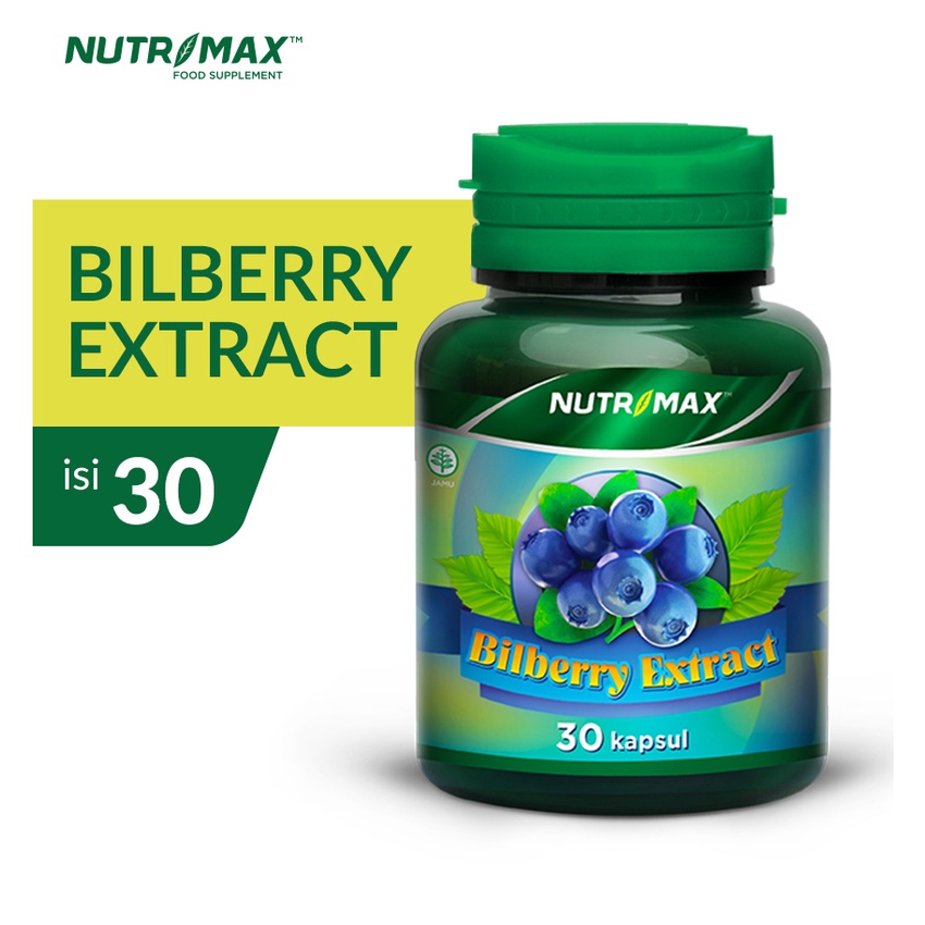 Jual Nutrimax Bilberry Extract Anti Oksidan Iritasi Gatal Glaukoma