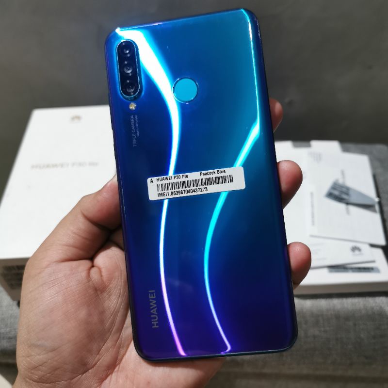 Jual Huawei P30 Lite 6/128GB Blue (fullset, Ex Resmi Huawei Indonesia ...