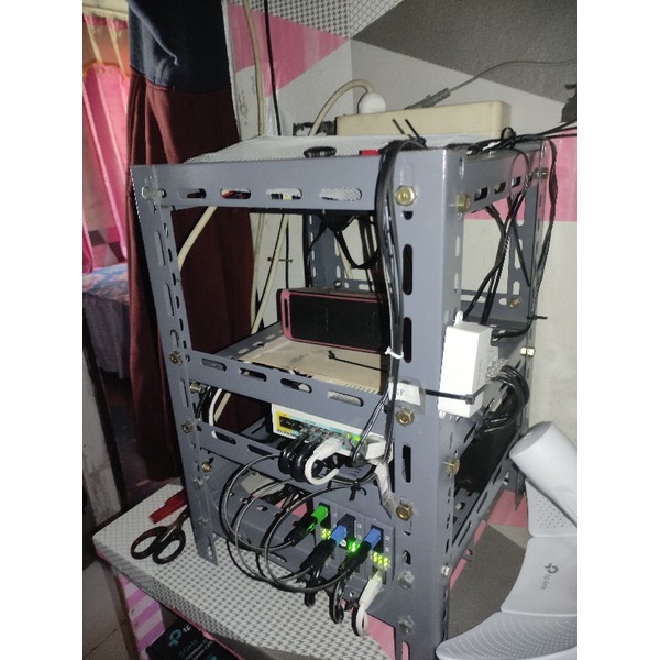 Jual rak server internet / rek converter / rak mikrotik kosongan terima ...
