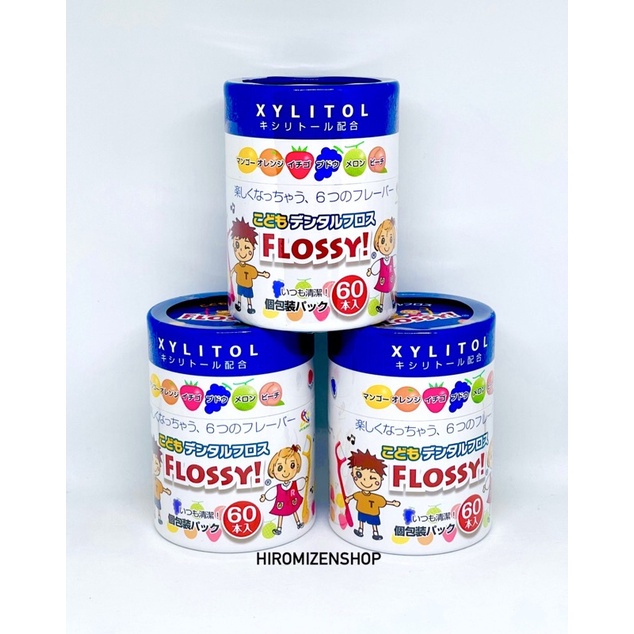 Jual DENTAL FLOSS ANAK XYLITOL SAFETY DENTAL FLOSS FLOSSY KIDS UFC