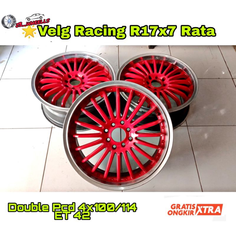 Jual Velg Mobil Second Advan Racing R17 Lebar 7 Rata | Shopee Indonesia