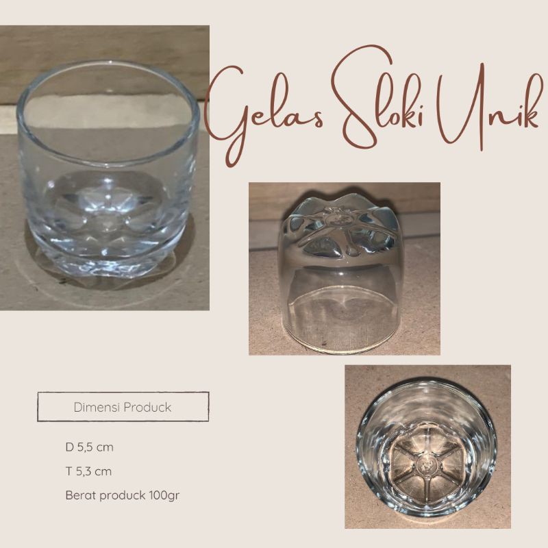 Jual Short Glass Soju Glass Sloki Glass Gelas Lilin Gelas Mini 6pcs Shopee Indonesia 1365