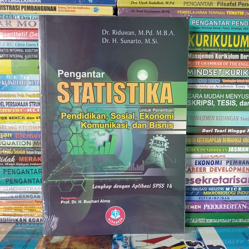 Jual Buku Pengantar Statistika Untuk Penelitian Pendidikan Sosial ...