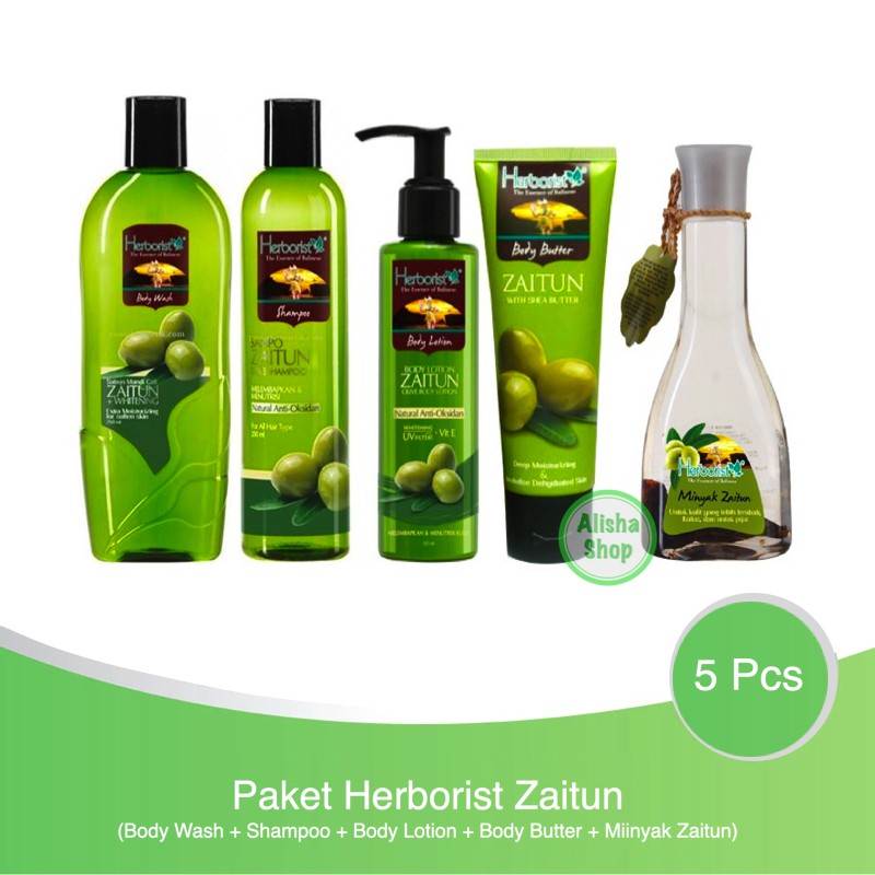 Jual Paket Herborist Zaitun Series ( Body Wash + Shampoo + Lotion