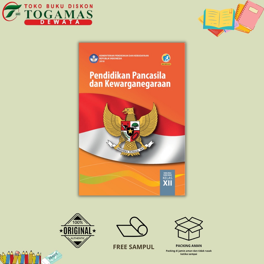 Jual BUKU PAKET SMA KELAS XII | PENDIDIKAN PANCASILA DAN ...