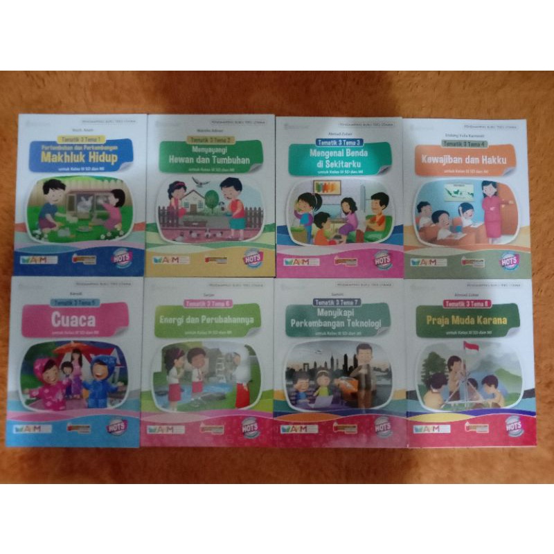 Jual Buku Tematik SD Kelas 3 Tema 1 2 3 4 5 6 7 8 Platinum Tiga ...