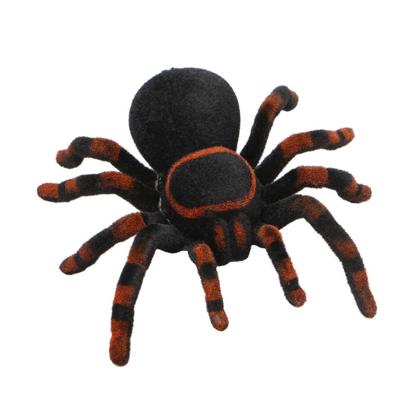 Jual ☎☂Halloween Remote Control Spider Soft Scary Plush Creepy Infrared RC  Tarantula Kid Gift Toy Gift