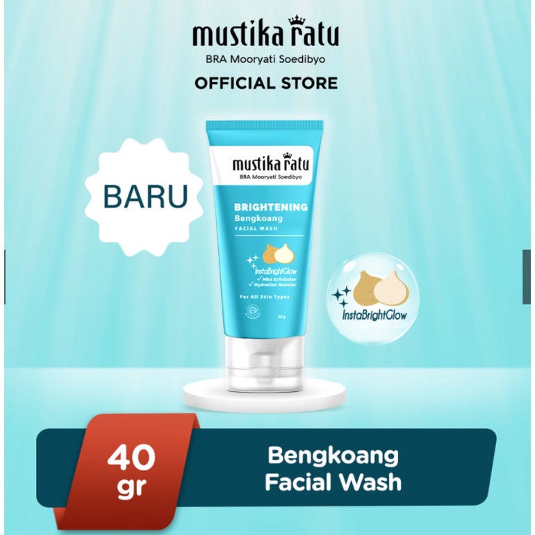 Jual Mustika Ratu Brightening Facial Wash Bengkoang 40g Shopee Indonesia