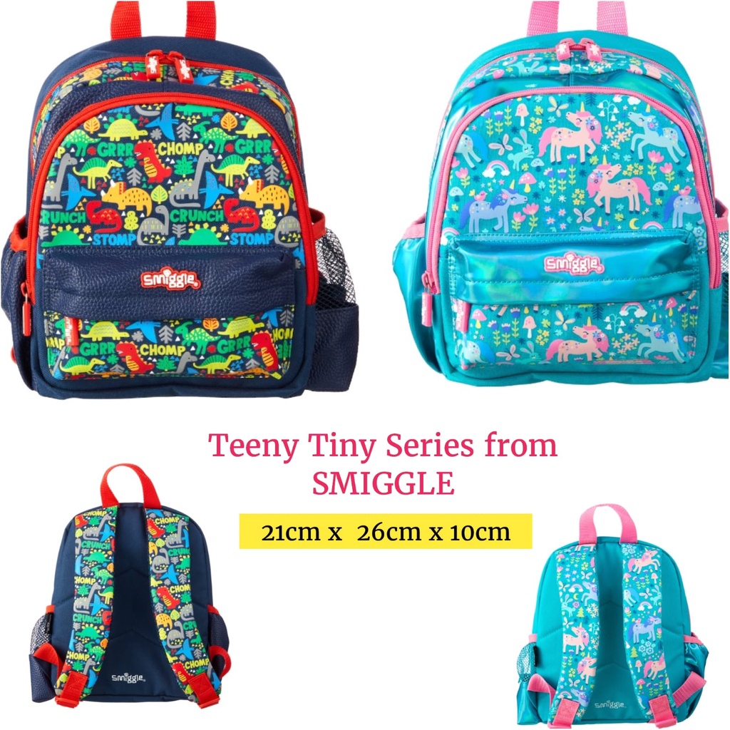 Jual Smiggle Topsy Teeny Tiny Backpack Bag Pack/Size anak TK/Smiggle