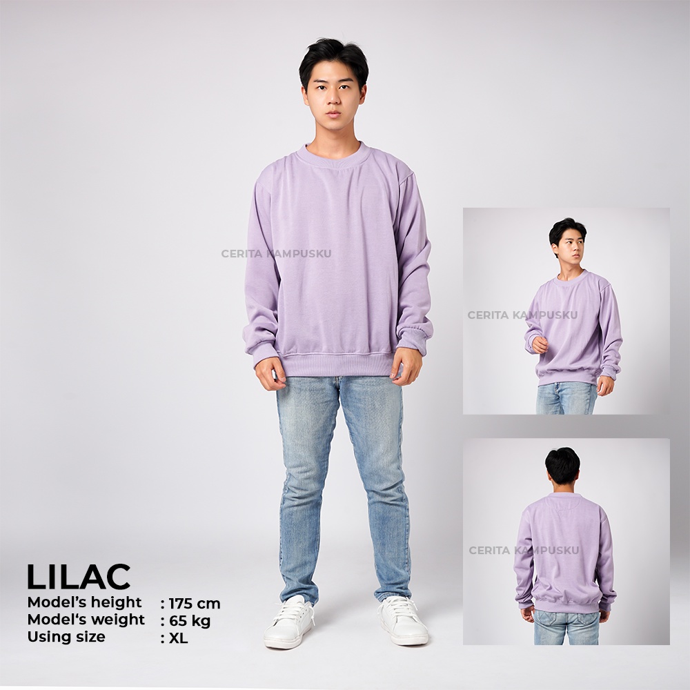 Ootd crewneck oversize hotsell