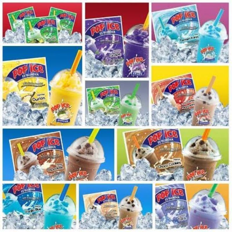 Jual Pop Ice All Varian Semua Rasa Renceng Renteng | Shopee Indonesia