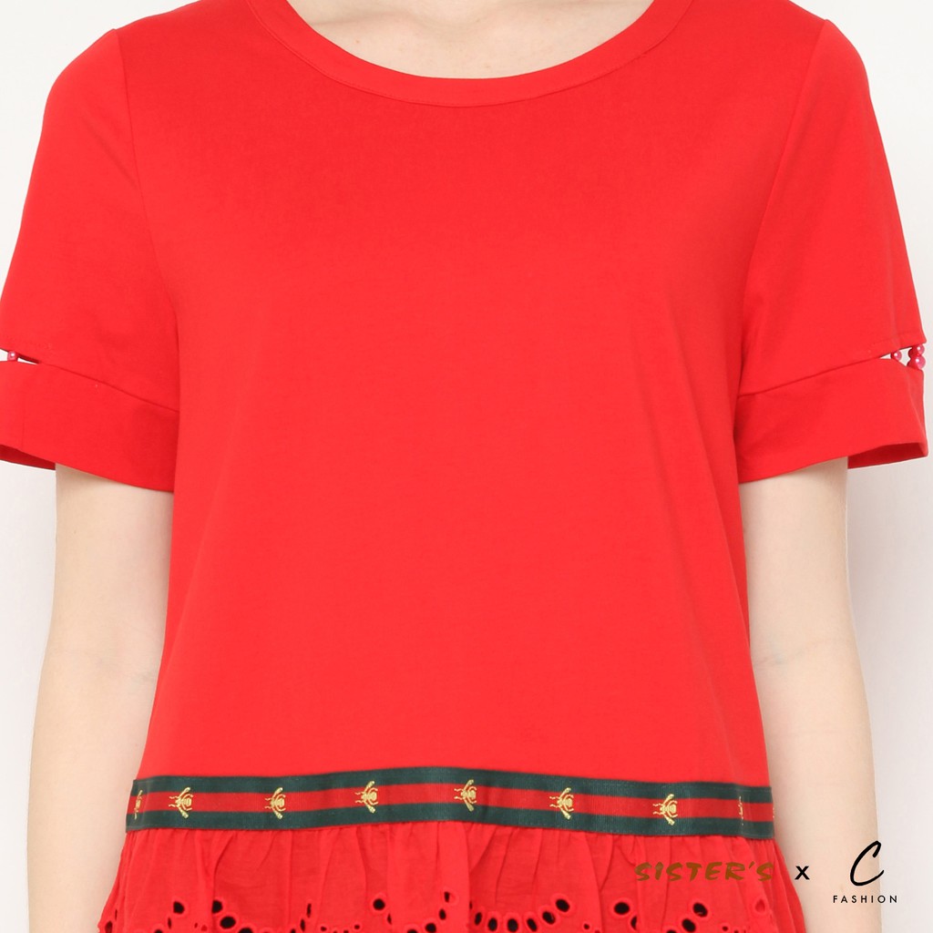 Jual Girly Top - Merah | Shopee Indonesia