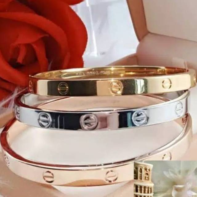 Jual Gelang Cartier Titanium Fashion Import Bracelet Shopee