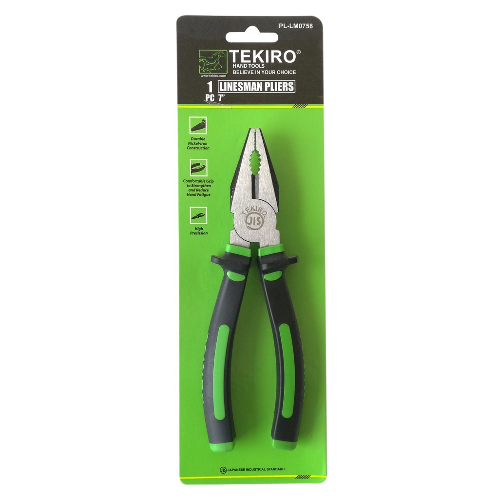 Jual TANG KOMBINASI TEKIRO 7 INCHI ORIGINAL / LINESMAN PLIERS TEKIRO 7 ...