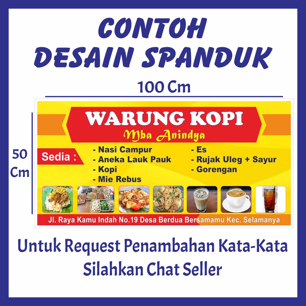 Jual Spanduk Sepanduk Banner Baner Bener Backdrop Plang Promosi Usaha ...